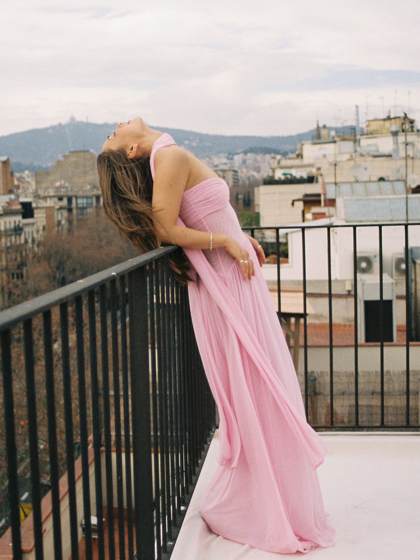 Tube Top Pleated Maxi Dress