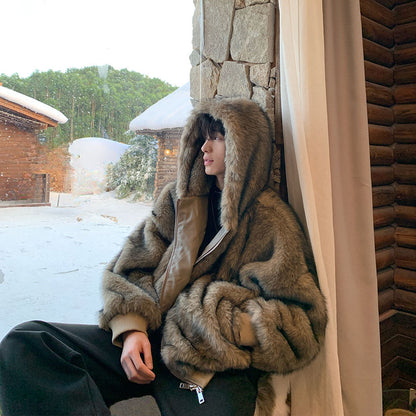 Fur Fashion Padded Thermal Coat