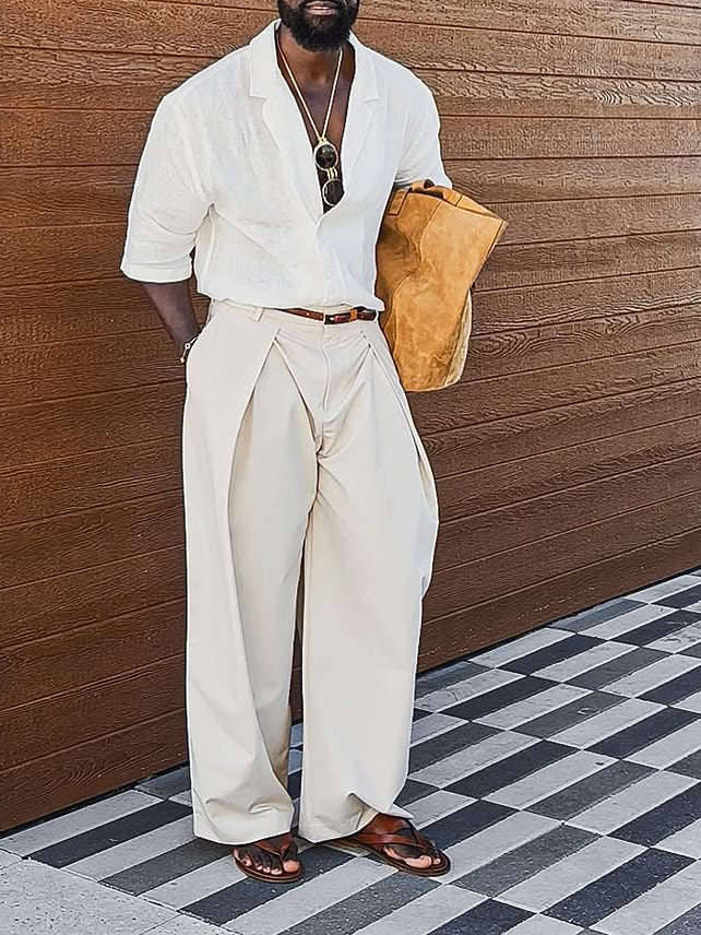 Men's Casual Short-sleeved Shirt