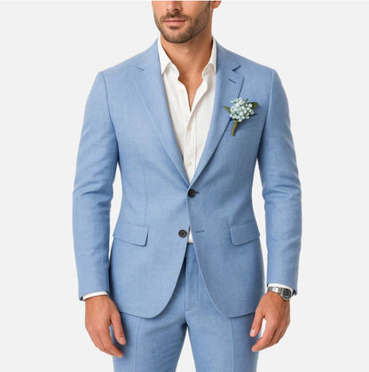New SpringSummer Commuter Casual Plus-Size British Suit For Men